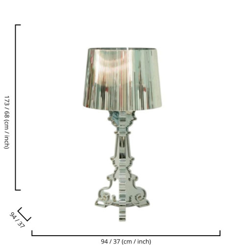 BOURGIE LAMP SILVER