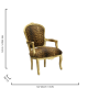 LOUIS JAGUAR ARMCHAIR