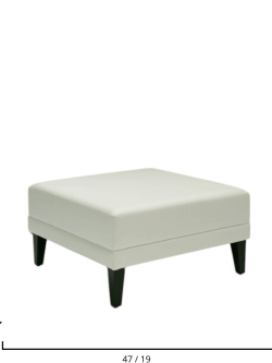 INFINITO “L” LARGE SQUARE OTTOMAN
