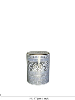 CERAMICA STOOL NAVY - GOLD