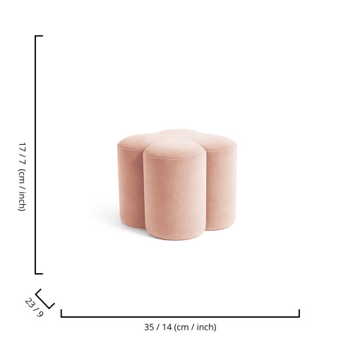 Luxe Ottoman - Ligth Pink