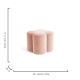 Luxe Ottoman - Ligth Pink