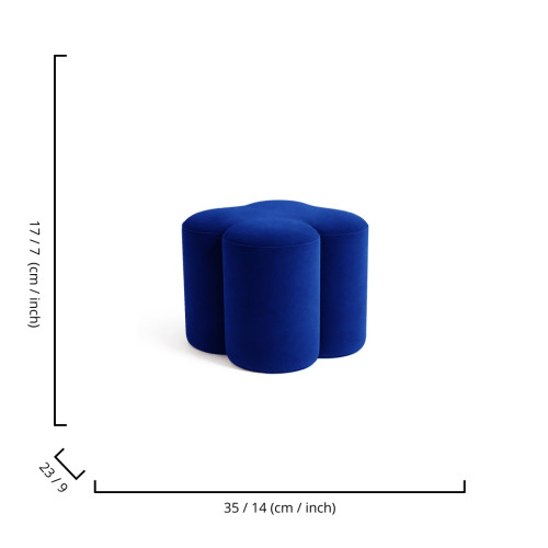 Luxe Ottoman - Royal Blue