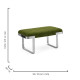 ART DECO BENCH - MOSS