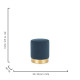 HOLLYWOOD OTTOMAN MIDNIGHT BLUE