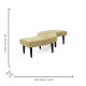 Serpentine Bench Velvet Ivory