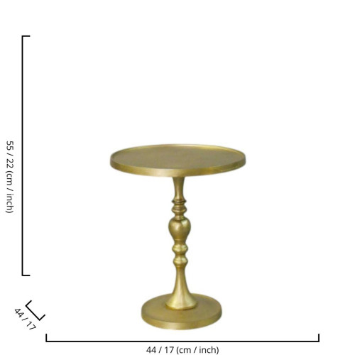 MONACO COFFEE TABLE BRASS MIRROR