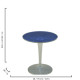 TIP TOP END TABLE BLUE