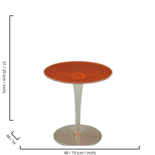 TIP TOP END TABLE ORANGE