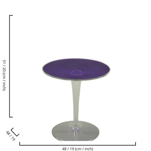 TIP TOP END TABLE VIOLET