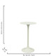 TULIP JAYNE POSEUR TABLE - WHITE