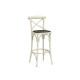 Coco® Barstool White - Black Seat Pad