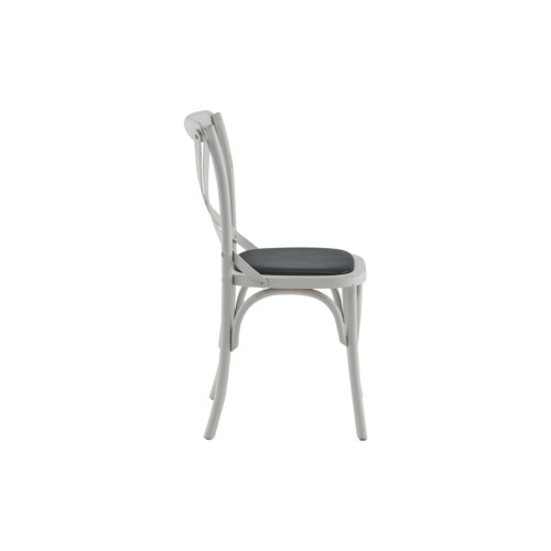 COCO® CHAIR WHITE - BLACK SEAT PAD