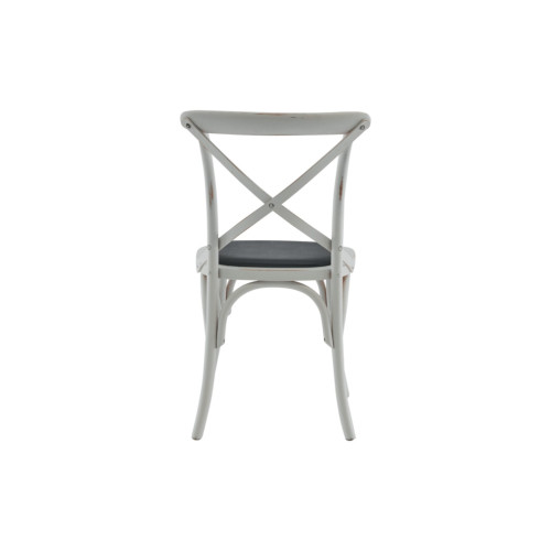 COCO® CHAIR WHITE - BLACK SEAT PAD
