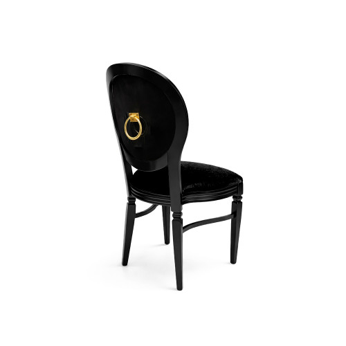 CHANDELLE® CHAIR BLACK - GOLD RING
