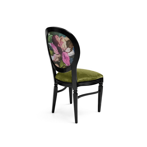 CHANDELLE® CHAIR BLACK - FLOWER