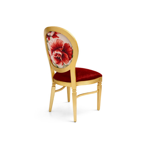 CHANDELLE® CHAIR GOLD - SCARLET BLOOM