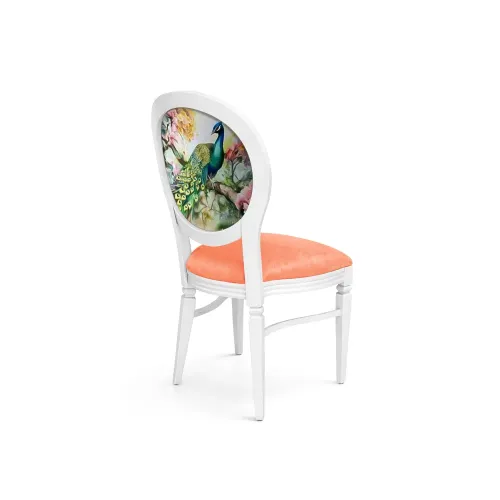 CHANDELLE® CHAIR WHITE - PEACOCK GARDEN