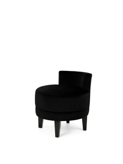 BELGRAVIA OTTOMAN - BLACK