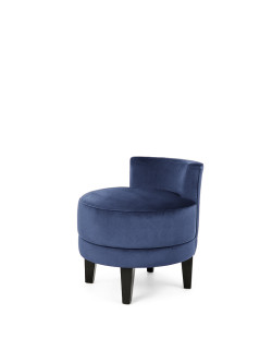 BELGRAVIA OTTOMAN - DUSTY BLUE
