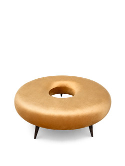 Donuts Ottoman - Gold