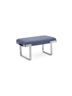 ART DECO BENCH - DUSTY BLUE