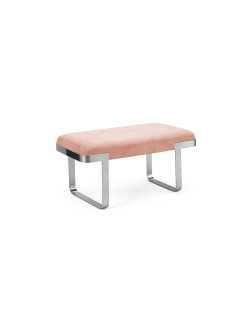 ART DECO BENCH - LIGHT PINK