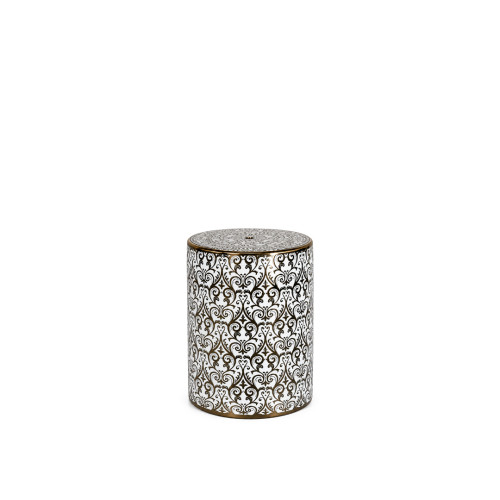 CERAMICA STOOL NAVY - SILVER