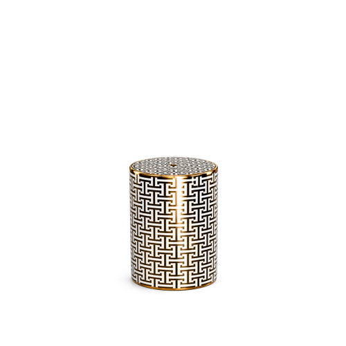CERAMICA STOOL WHITE - GOLD