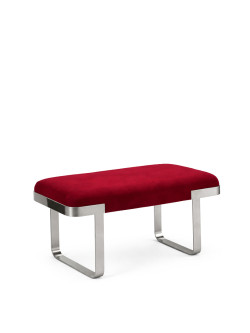 ART DECO BENCH - RED
