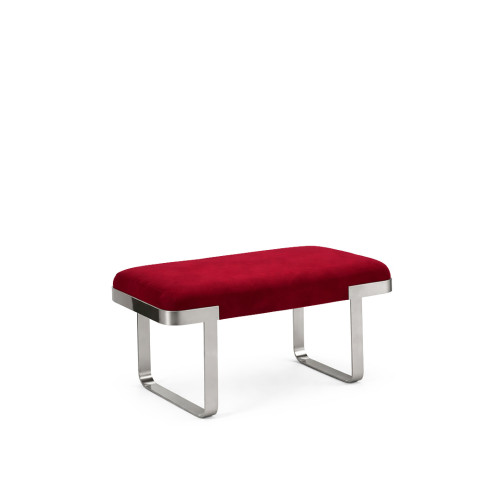 ART DECO BENCH - RED