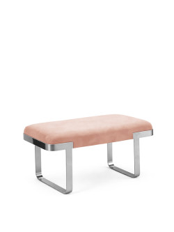 ART DECO BENCH - LIGHT PINK