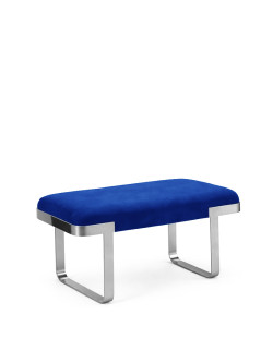 ART DECO BENCH - ROYAL BLUE