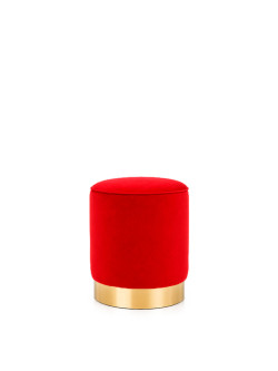 HOLLYWOOD OTTOMAN SCARLET