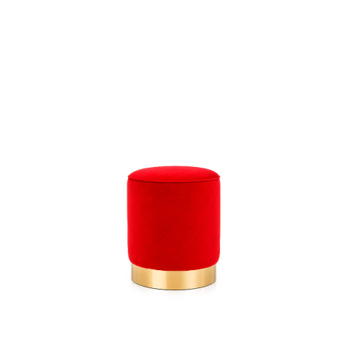 HOLLYWOOD OTTOMAN SCARLET