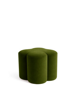 Luxe Ottoman - Moss