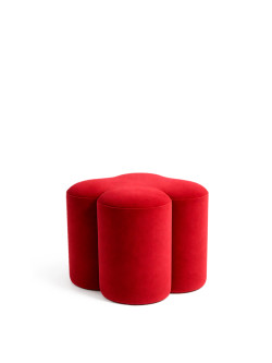 Luxe Ottoman - Red