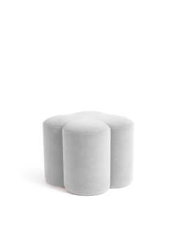 Luxe Ottoman - White