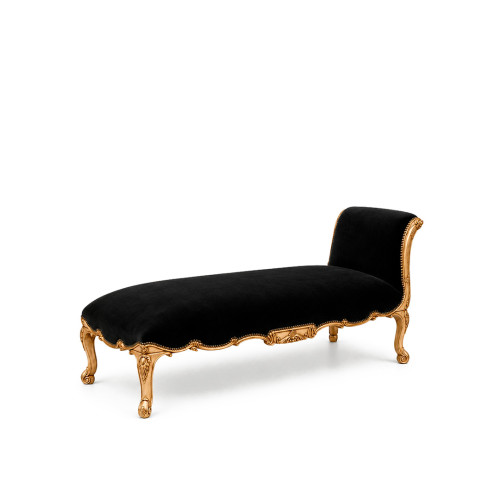 VERSAILLES CHAISE BLACK-GOLD