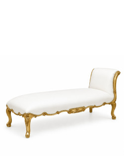 VERSAILLES CHAISE WHITE-GOLD