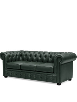 CHESTERFIELD 7′ SOFA BLACK