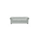 CHESTERFIELD 7′ SOFA WHITE LEATHER