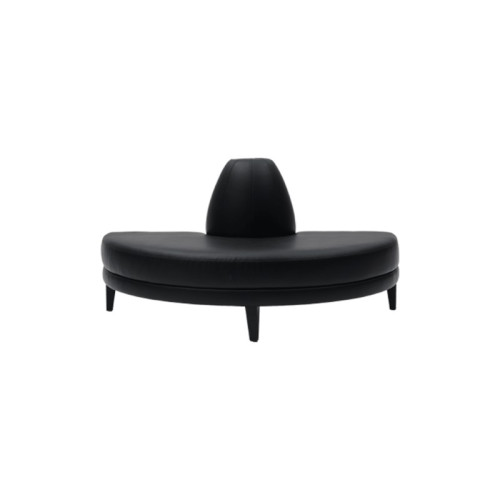 INFINITO "H" BULLNOSE SOFA - Black