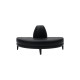 INFINITO "H" BULLNOSE SOFA - Black