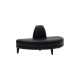 INFINITO "H" BULLNOSE SOFA - Black