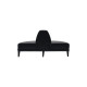 INFINITO "H" BULLNOSE SOFA - Black