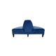 INFINITO "H" BULLNOSE SOFA - Royal blue