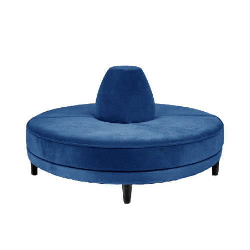 INFINITO "H" BULLNOSE SOFA - Royal blue