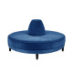INFINITO "H" BULLNOSE SOFA - Royal blue