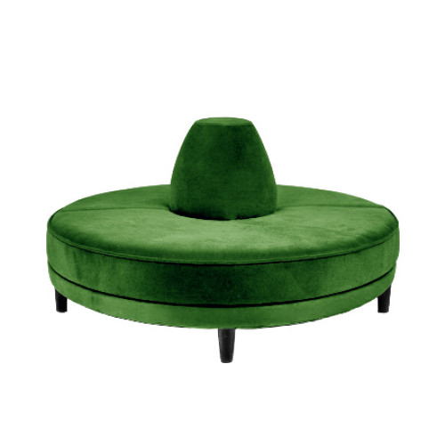 INFINITO "H" BULLNOSE SOFA - Emerald Green